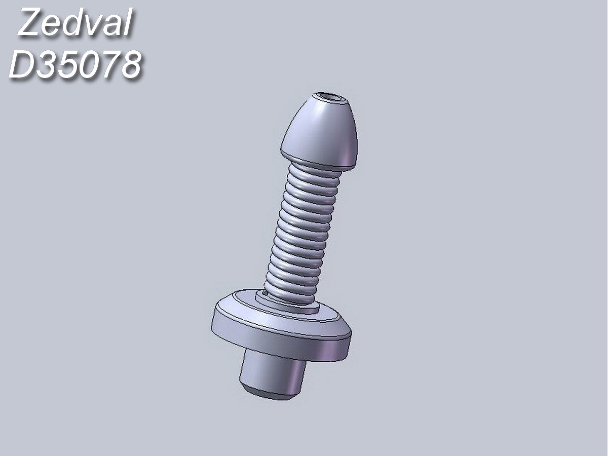 D35078  дополнения из смолы  Антенный ввод радиостанции 71-ТК  (1:35)
