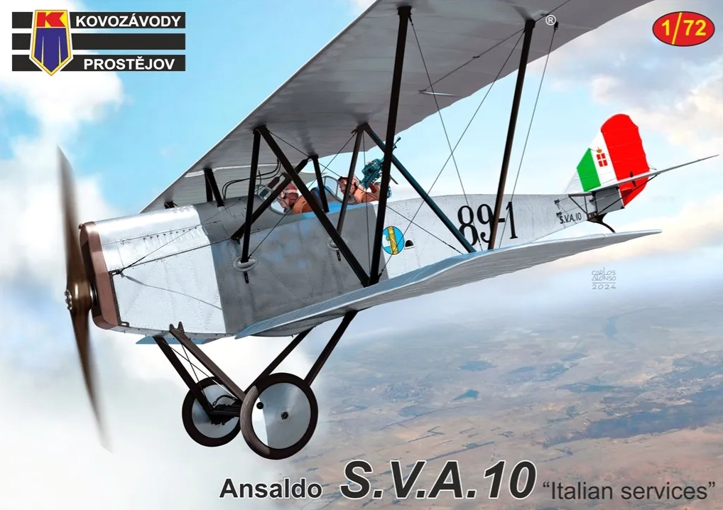 KPM0447  авиация  Ansaldo S.V.A.10 Italian services  (1:72)