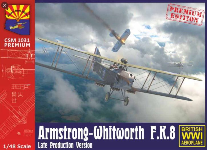 CSM1031  авиация  Armstrong-Whitworth F.K.8 Late Production Version  (1:48)