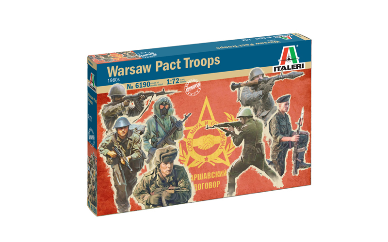 6190  фигуры  WARSAW PACT TROOPS 1980s  (1:72)