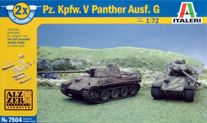 7504  техника и вооружение  Pz.Kpfw. V Panther G  (1:72)
