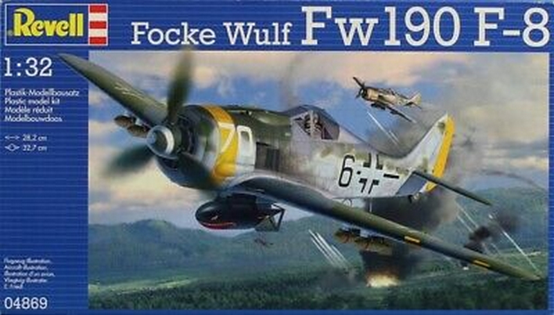 04869  авиация  Focke Wulf Fw190 F-8  (1:32)