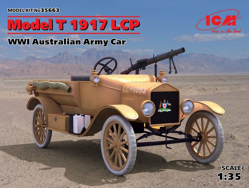 35663  техника и вооружение  Model T 1917 LCP  (1:35)