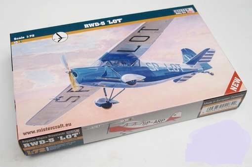 B-84  авиация  RWD-5 "LOT" (1:72)