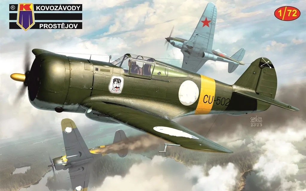 KPM0420  авиация  Curtiss Hawk H-75A/Mohawk IV.  (1:72)