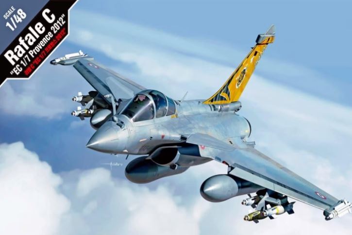 12346  авиация  Dassault Rafale C `EC 1/7 Provence 2012'  (1:48)