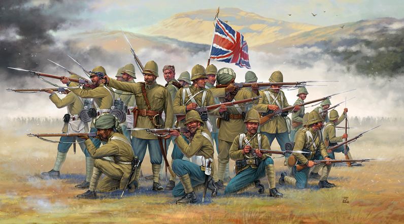 6187  фигуры  BRITISH INFANTRY AND SEPOYS  (1:72)