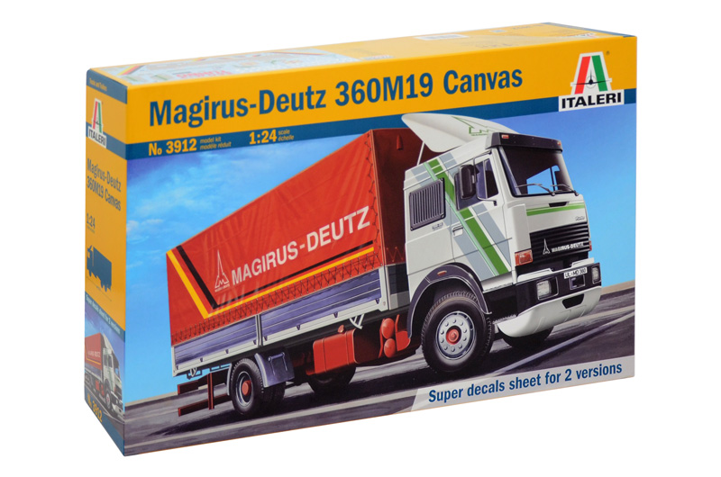 3912  автомобили и мотоциклы  Magirus-Deutz 360M19 Canvas  (1:24)