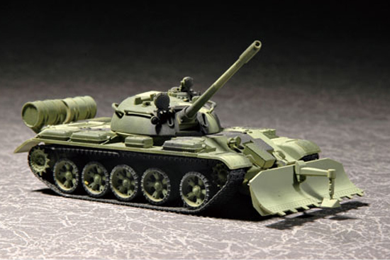 07284  техника и вооружение  Танк-55 with BTU-55  (1:72)