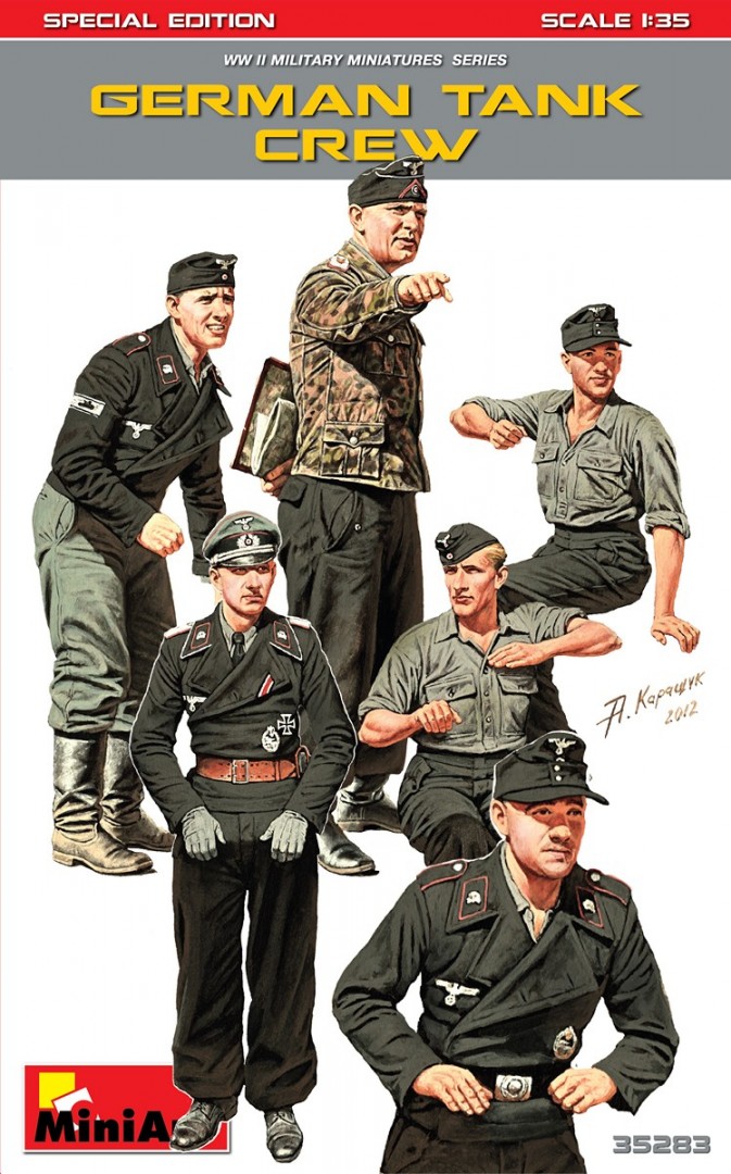 35283  фигуры  GERMAN TANK CREW. SPECIAL EDITION  (1:35)