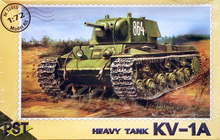 72013  техника и вооружение  КВ-1а (1:72)