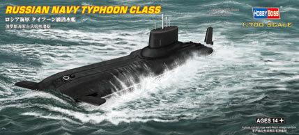 87019  флот  Russian Navy Typhoon class  (1:700)
