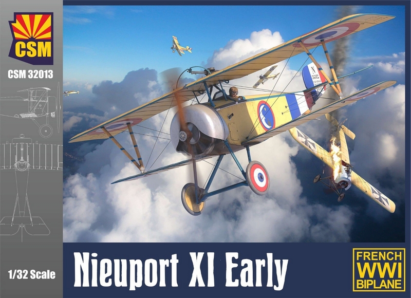 CSM32013  авиация  Nieuport XI Early French service  (1:32)