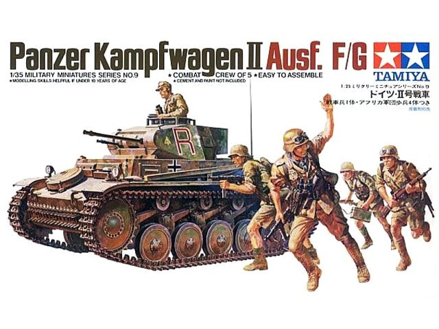 35009  техника и вооружение  Pzkpw II Ausf F/G (1:35)