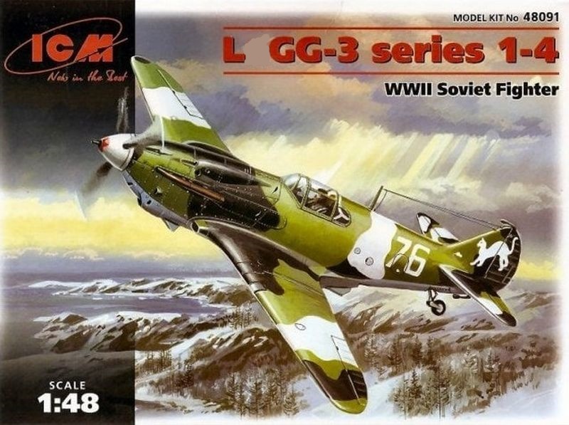 48091  авиация  ЛаГГ-3 1-3 серии (1:48)
