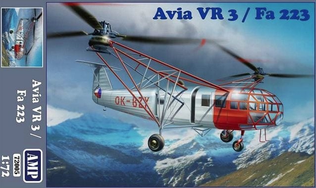 72005  авиация  Avia VR3 / Fa 223  (1:72)