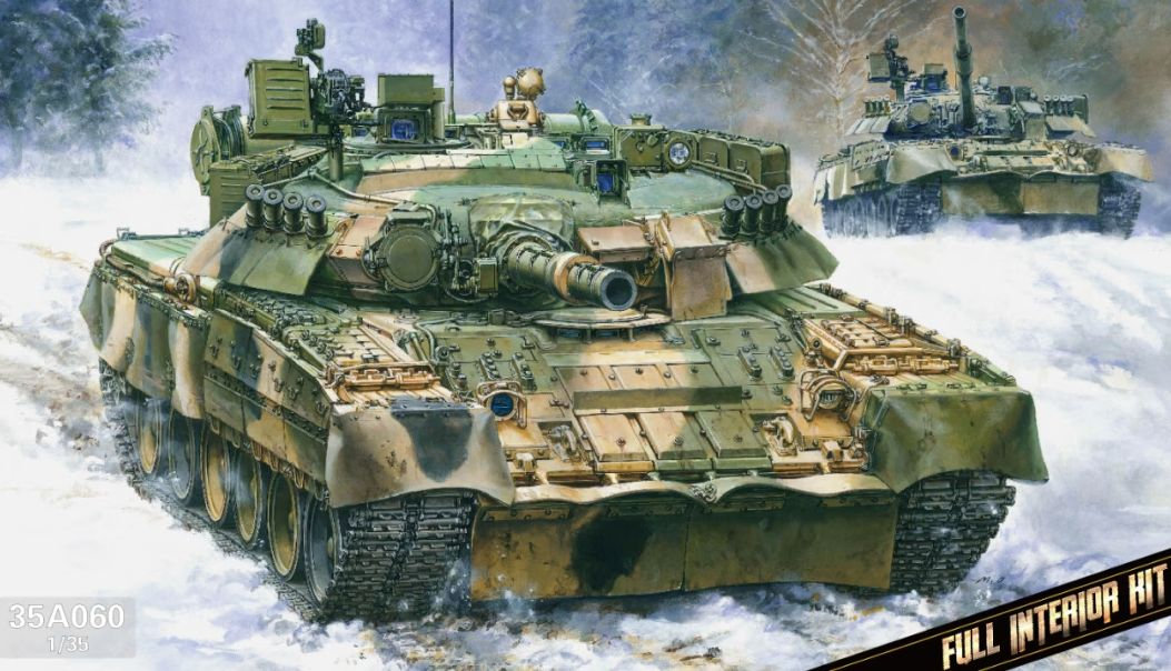 35A060  техника и вооружение  Russian Main Battle Танк-80U Full interior kit  (1:35)