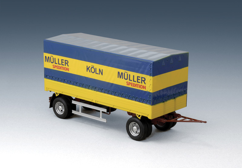 3880  автомобили и мотоциклы  CANVAS TRAILER (1:24)