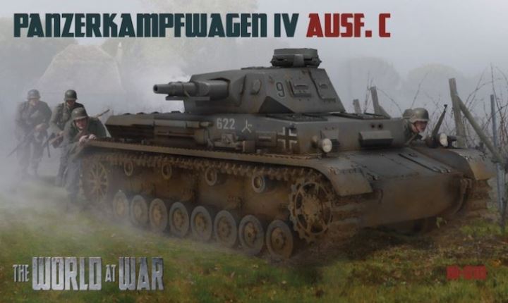 W-010  техника и вооружение  Panzerkampfwagen IV Ausf.C  (1:76)