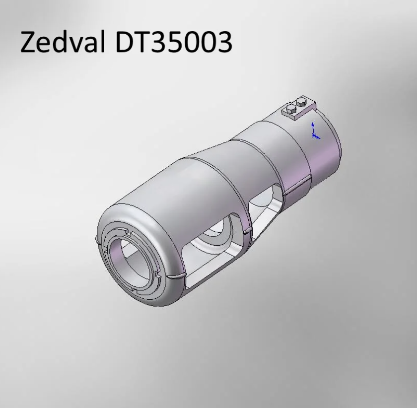 DT35003  дополнения из смолы  Дульный тормоз для СУ-76, ЗиС-3  (1:35)