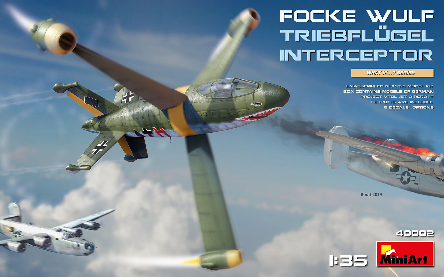 40002  авиация  FOCKE WULF TRIEBFLUGEL INTERCEPTOR  (1:35)