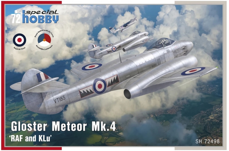 SH72498  авиация  Gloster Meteor Mk.4 'RAF and KLu'  (1:72)