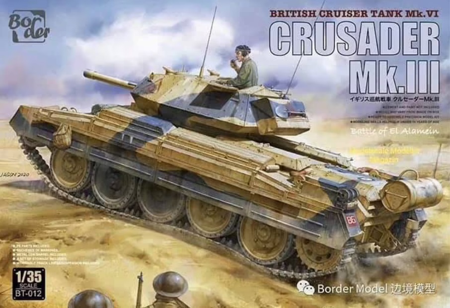 BT-012  техника и вооружение  Crusader Mk.III British Cruiser Tank Mk. VI  (1:35)