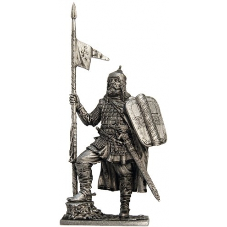 242 M  миниатюра  Русский конный воин, 14 век.