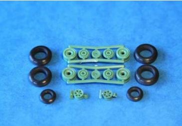 7237  дополнения из пластика  Rubber Wheels. C-24  (1:72)