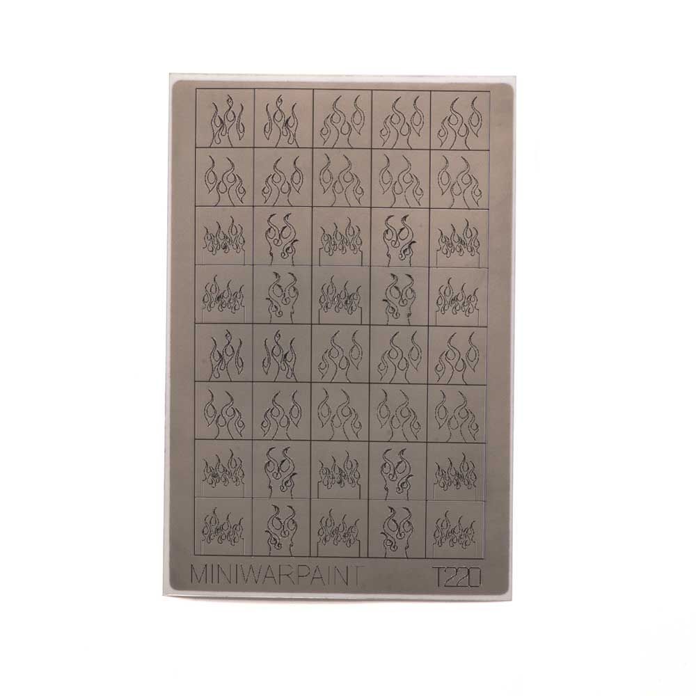 T-220  маски окрасочные  Маска окрасочная пламя №2 размер S