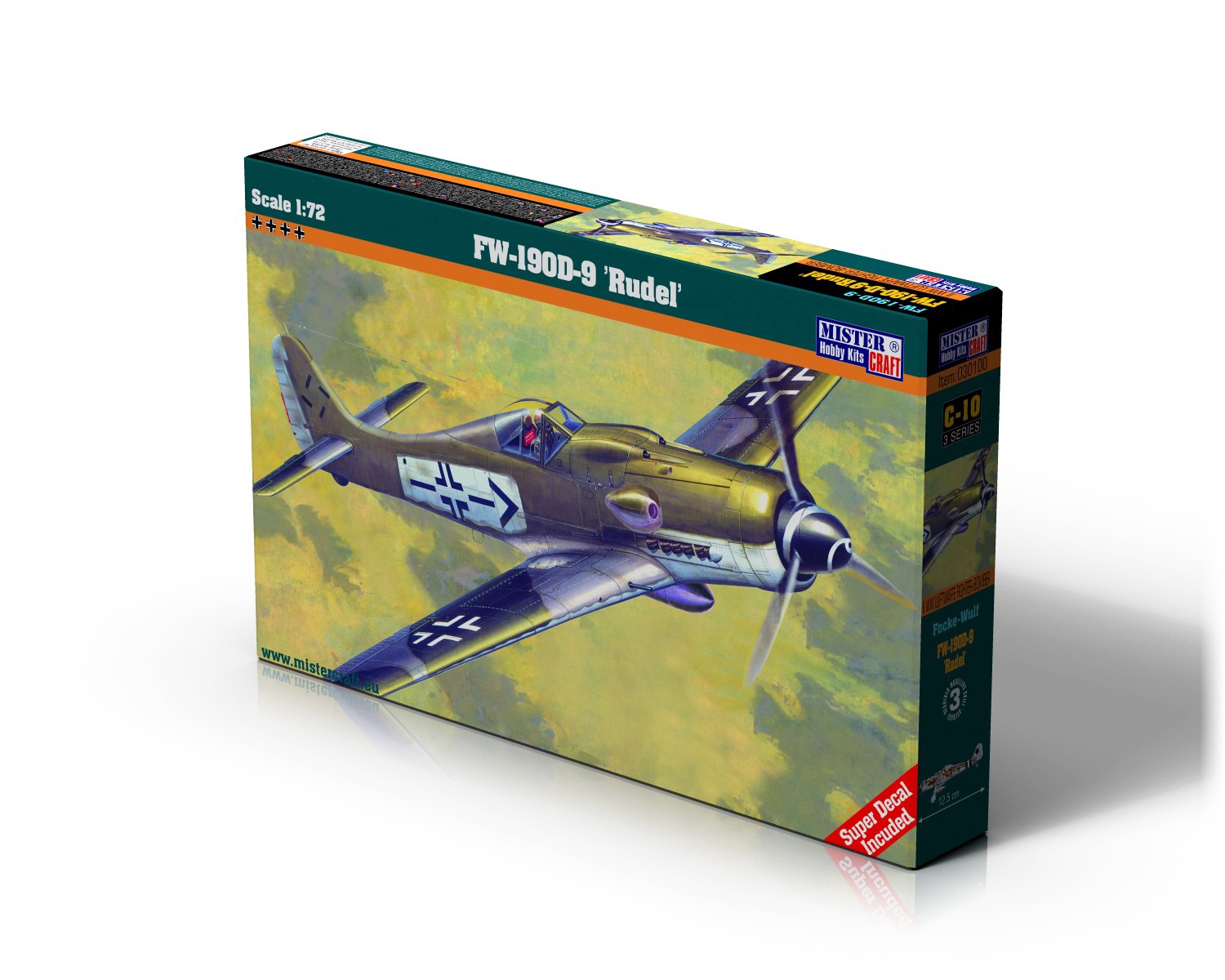C-10  авиация  FW 190D-9 Ruder   (1:72)