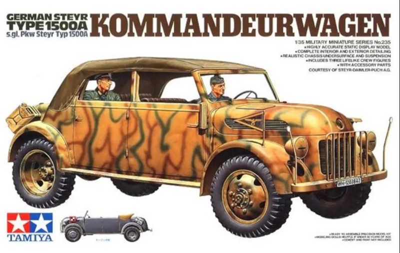 35235  техника и вооружение  Steyr type 1500A Kommandeurwagen  (1:35)
