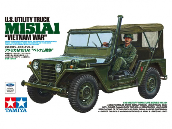 35334  техника и вооружение  US Utility Truck M151A1 (1:35)