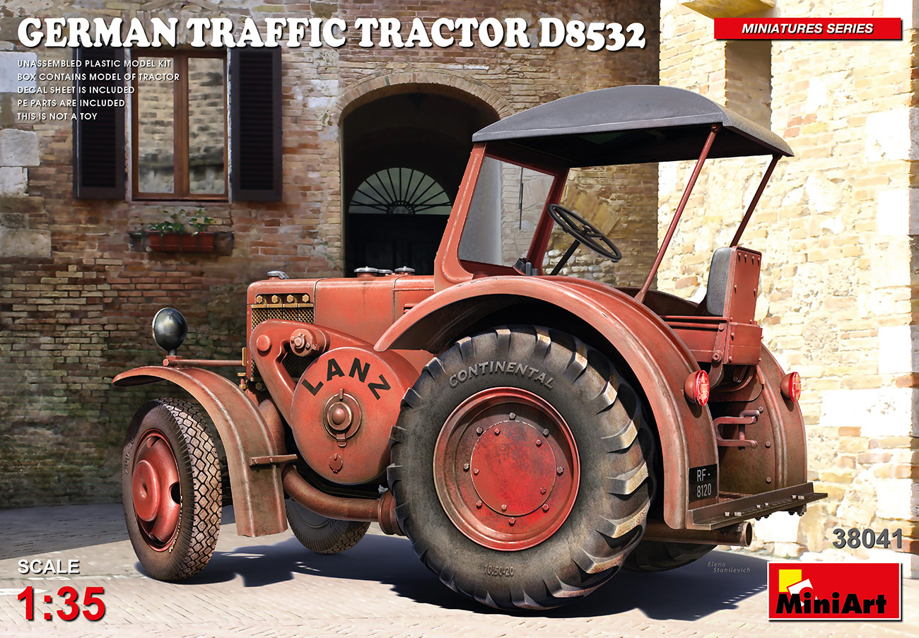 38041  техника и вооружение  GERMAN TRAFFIC TRACTOR D8532  (1:35)