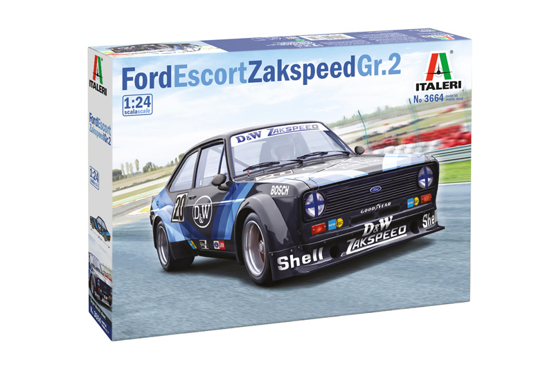 3664  автомобили и мотоциклы  Ford Escort Zakspeed Gr.2  (1:24)