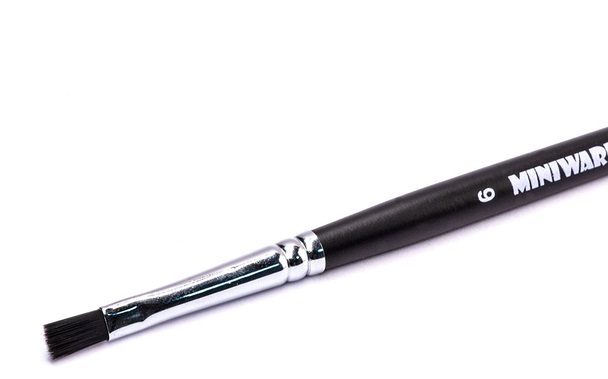T-110  кисти  Кисть MiniWarPaint серии Flat Black №6