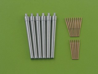 SM-350-036  металлические стволы  вооружение HMS Repulse Стволы 15"6шт., 4"QF 6шт, 4"BL 9шт. (1:350)