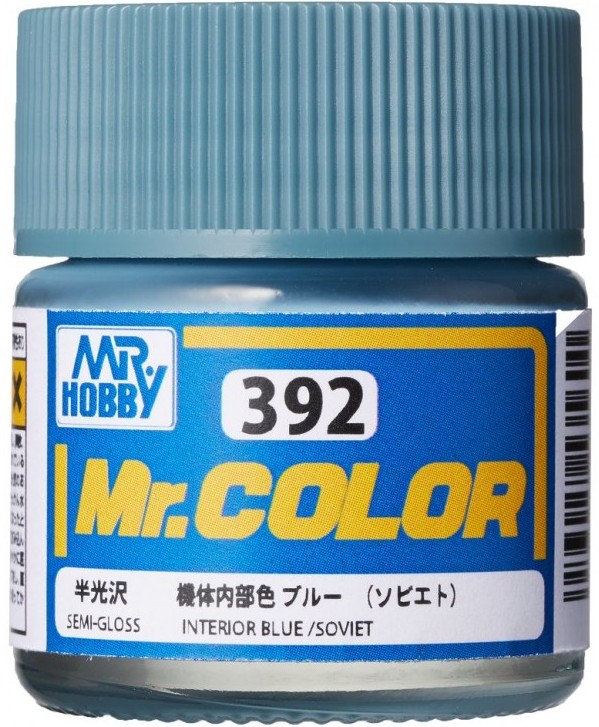 C392  краска 10мл  INTERIOR BLUE/SOVIET