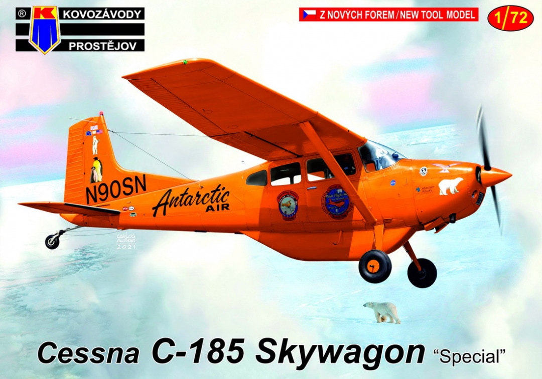 KPM0366  авиация  Cessna C-185 "Skywagon" Special  (1:72)