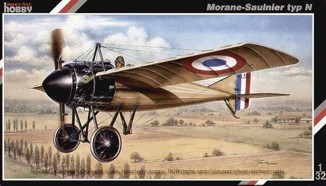 SH32006  авиация  Morane-Saulnier Type N  (1:32)