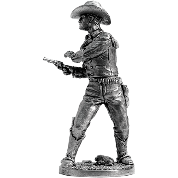 WW-17  миниатюра  Ковбой стреляющий