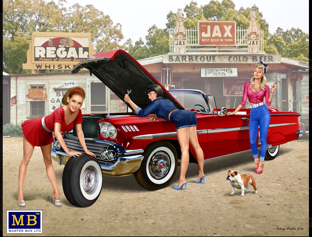 MB24082  фигуры  The Legendary 60's series On new adventures!  (1:24)