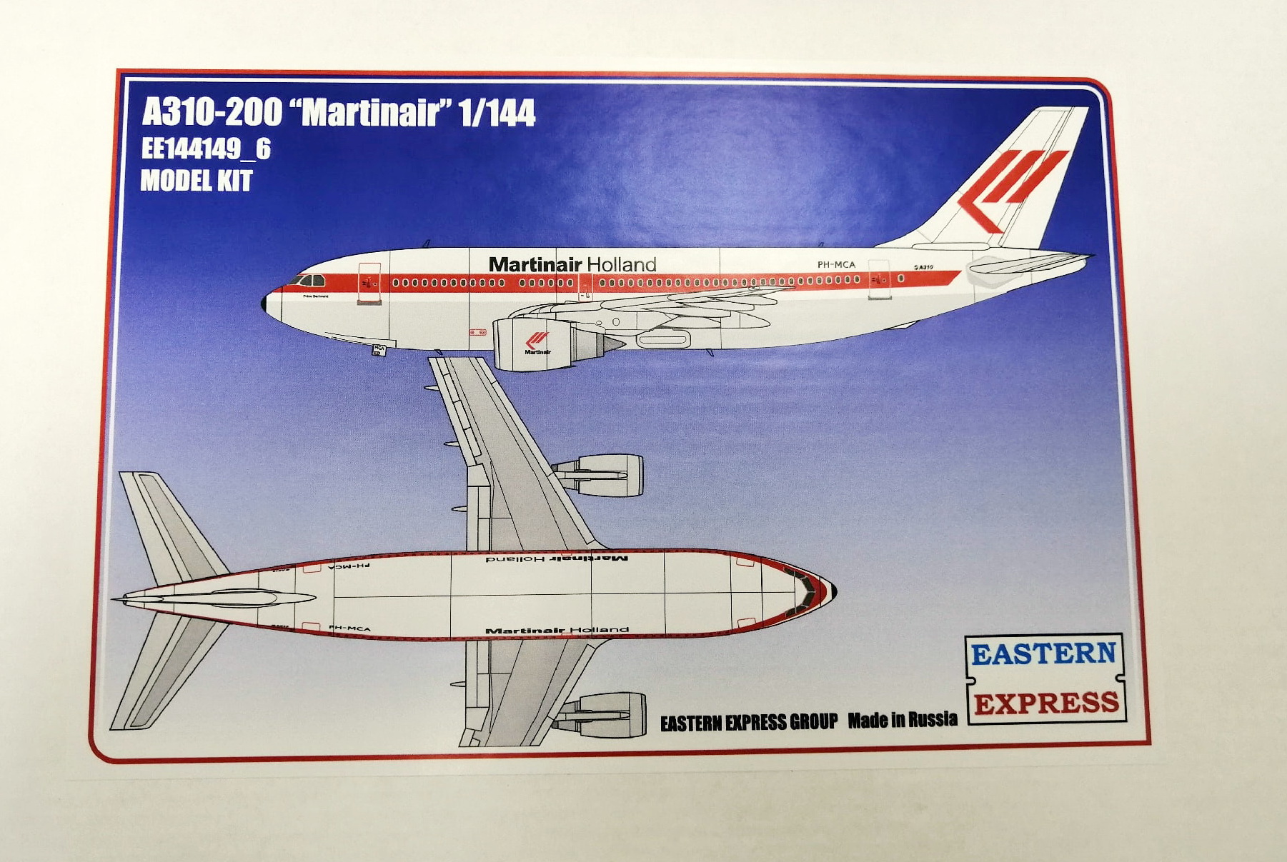 144149_6  авиация  А310-200 Martin Air  (1:144)