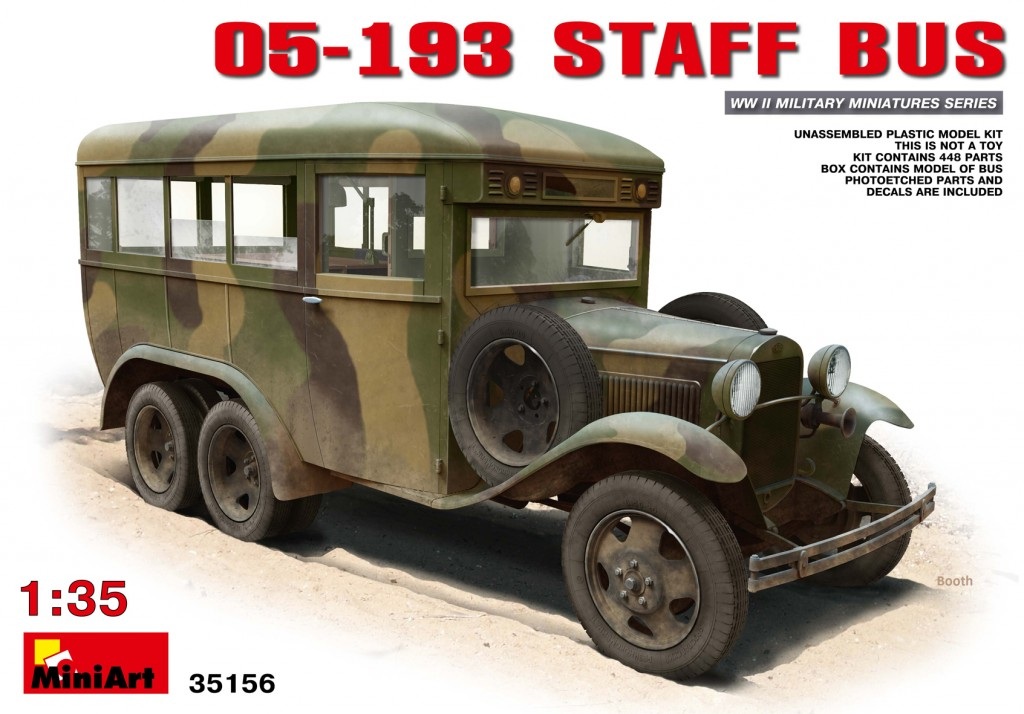 35156  техника и вооружение  05-193 STAFF BUS  (1:35)