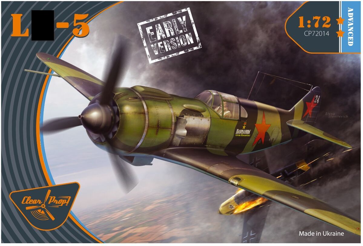 CP72014  авиация  Л@ -5 ранний  (1:72)