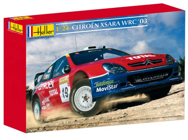 80751  автомобили и мотоциклы  Ситроен Xsara WRC 03 (1:24)