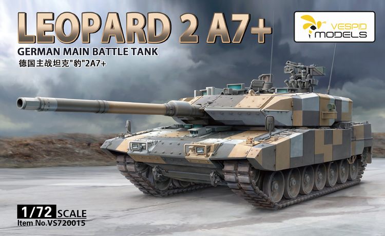 VS720015  техника и вооружение  Leopard 2 A7+ German Main Battle Tank  (1:72)