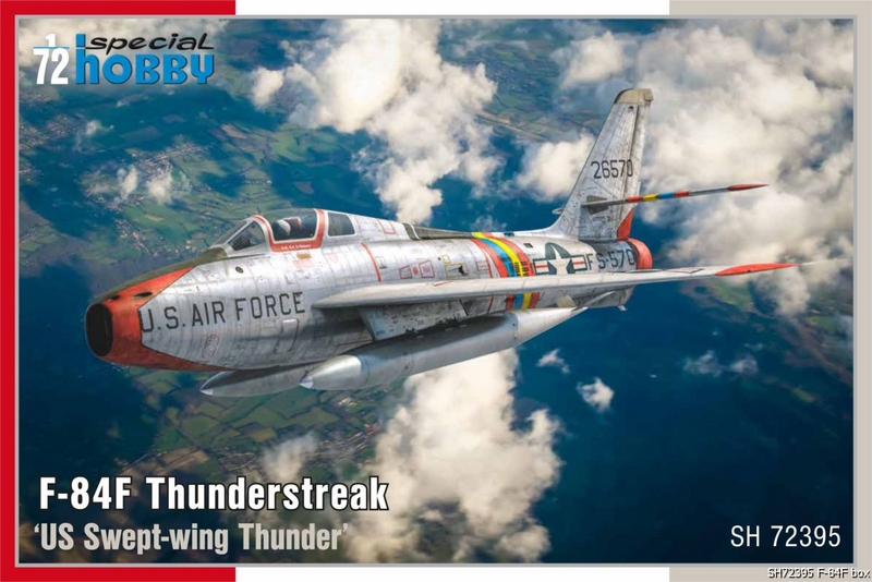 SH72395  авиация  F-84F Thunderstreak "US Swept-wing Thunder" (1:72)
