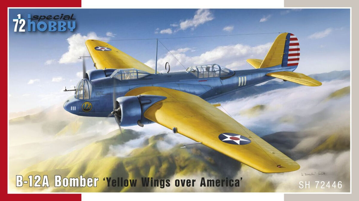 SH72446  авиация  B-12A Bomber 'Yellow Wings over America'  (1:72)