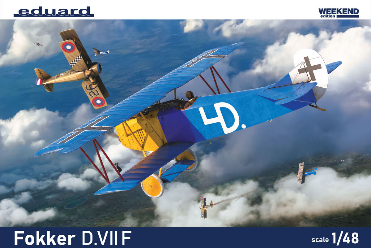 8483  авиация  Fokker D.VIIF Weekend Edition  (1:48)